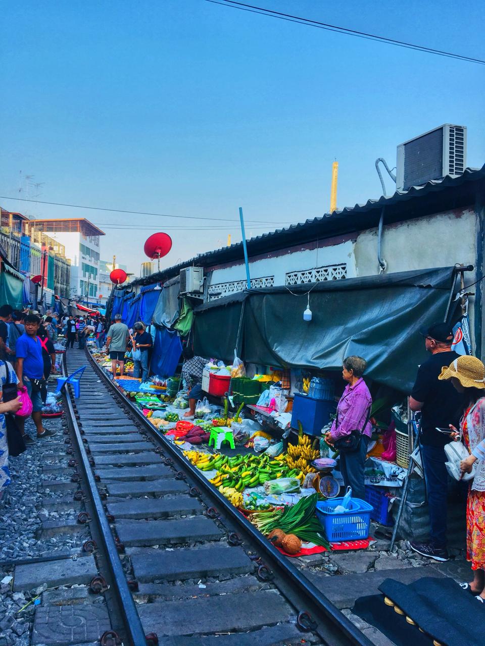 Maeklong Railway Market 